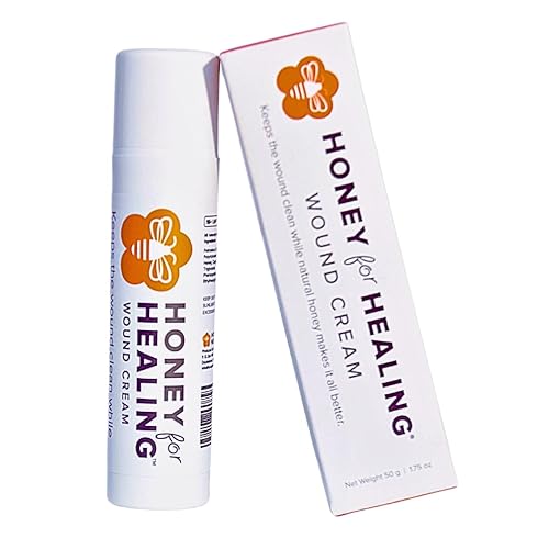 Miniatura 1 de Honey for Healing Manuka - Crema para heridas de miel hecha con miel de manuka de grado médico 15+ UMF para una rápida curación de lesiones menores,