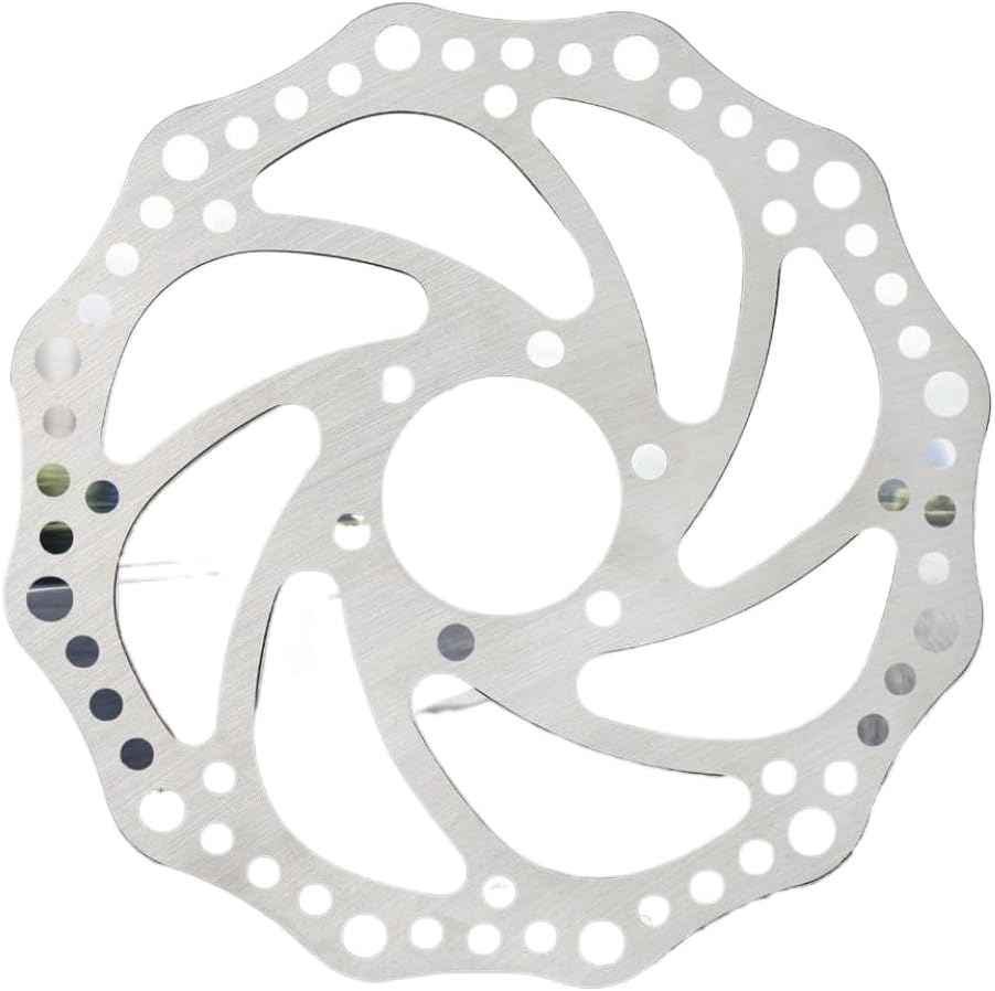 Stainless Steel Scooter Disc Brake Rotor 160mm 6 Bolt Pattern Compatible With Road Bikes Cycling