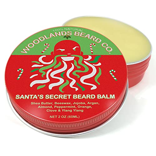 Santa's Secret Beard Balm – Peppermint Candy Cane Scent #TOP1
