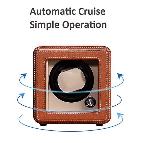 Relojes mecánicos automáticos con caja de devanado Spitker de cuero 2