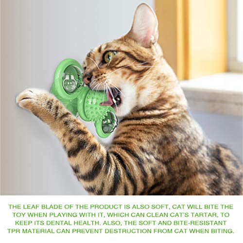Jouet pour chat moulin à vent anti-ennui pour stimuler un chat d'appartement - 5