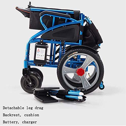 CXRen Pieghevole Potere Sedia Rotelle, Ruote Sedie...