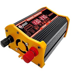 POWER-omvormer 300W Auto DC 12V tot 110 V AC-omvormer met dubbele USB-autoladeradapter LED DisplayUSB Autoader Adapter…