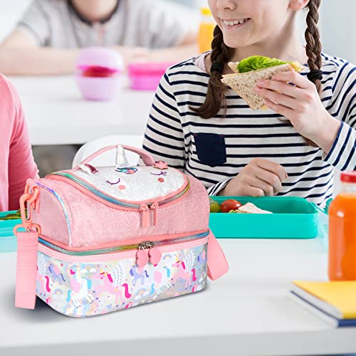 Kids Lunch Bag,Insulated Lunch Box For Girls Boys,Lunch Bag Toddler Teen,School Daycare Cute Travel Bags (Lunch Bag 4) #TOP5