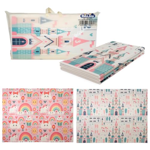 TAPETE INFANTIL DE ATIVIDADES DUPLA FACE MEGA COMPRAS MC924 (Arco Iris)