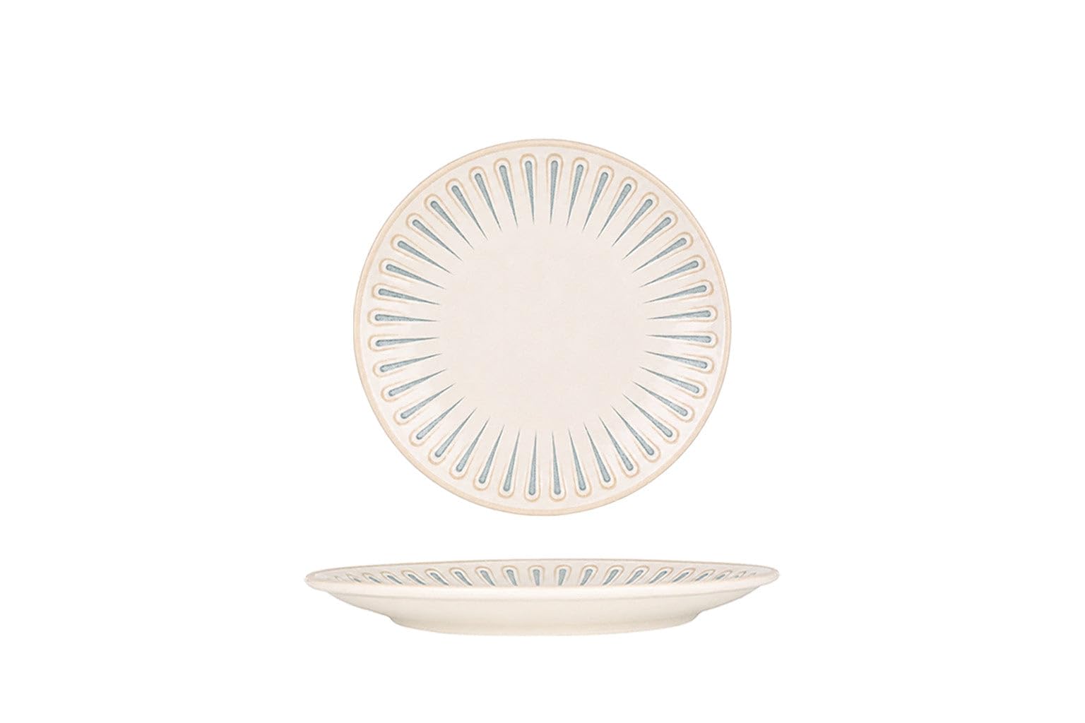 Rinart Assiette à desserts - Sierra - Porcelaine - 21 cm - lot de 6