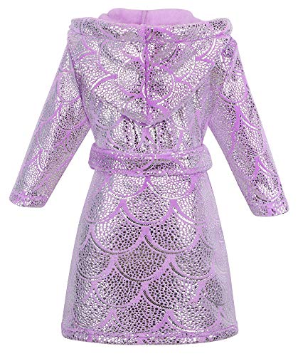 Verabella Boys Girls' Plush Soft Fleece Printed Hooded Cover up3