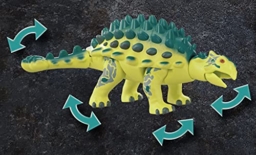 PLAYMOBIL Dino Rise 70626 Saichania: Abwehr des Kampfläufers, Ab 5 Jahren – Bild 3