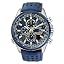 Blue Leather Strap and Blue Dial