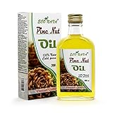 2 Bottles (Pack of 2) Extra Virgin Siberian Pine Nut Oil 100ml x 2 Organic Cold Pressed Unrefined Raw Non GMO