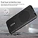 OnePlus 6T Case, 6T Phone Case, Armor Hybrid Aluminum Alloy Metal Cover Heavy Duty Soft Rubber Shockproof Protective Military Bumper Outdoor OnePlus 6T for Men with Tempered Glass Feitenn - Black