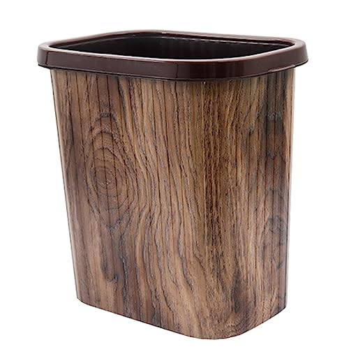 Bote de basura grande para baño cocina oficina contenedor de desechos anillo presion