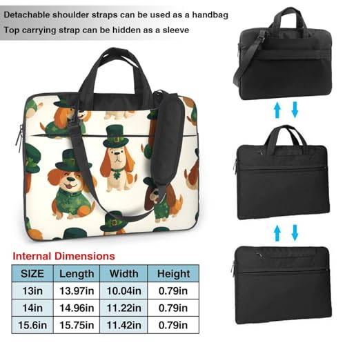 Bolsa para Laptop Impermeable 14 Pulgadas con Correa miniatura 3