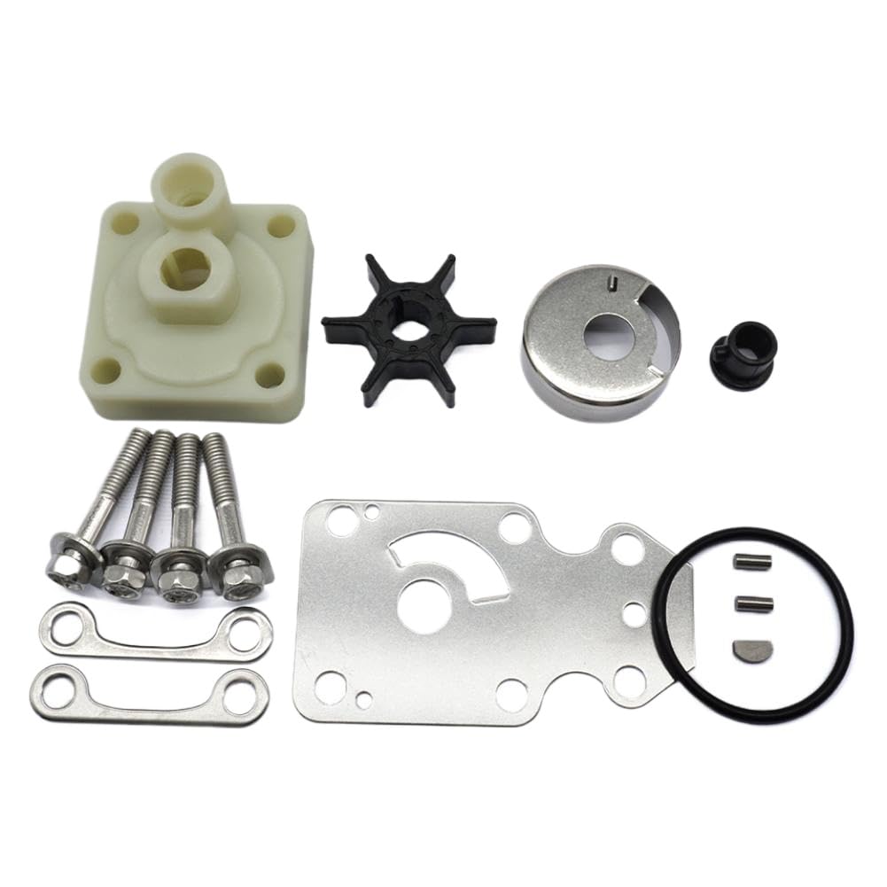 Kit Riparazione Pompa Acqua Compatibile Con Outboard 4 Stroke 15 F15 | Adatto per motore barca modello 20 F20 ; Numeri di parte 6AH-W0078-00, 6AH-W0078-01, Sierra 18-3479