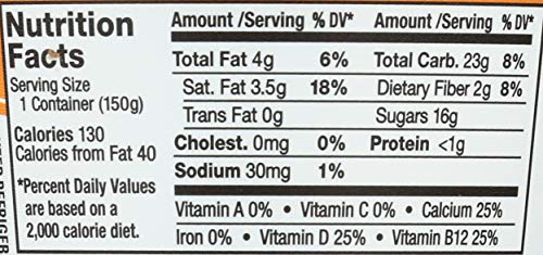 SO DELICIOUS Peach Coconut Milk Yogurt, 5.3 OZ