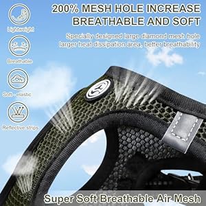 Dog Harness for Small Dogs No Pull Dog Harness Soft Air Mesh Puppy Harness Step in Small Dog Harness Cat Harness All Weather Outdoor Dog Vest Harness for Pet Cats Dogs army Green Medium  Cucciolini Doodles Dog harness for small dogs no pull dog harness soft air mesh puppy harness step in small dog harness cat harness all weather outdoor dog vest harness for pet cats dogs army green medium   cucciolini doodles