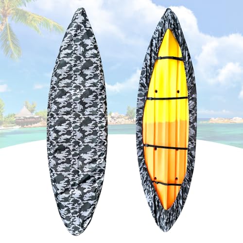 420D Kayak Cover, Waterproof UV Resistant Kayak Covers for Outdoor...