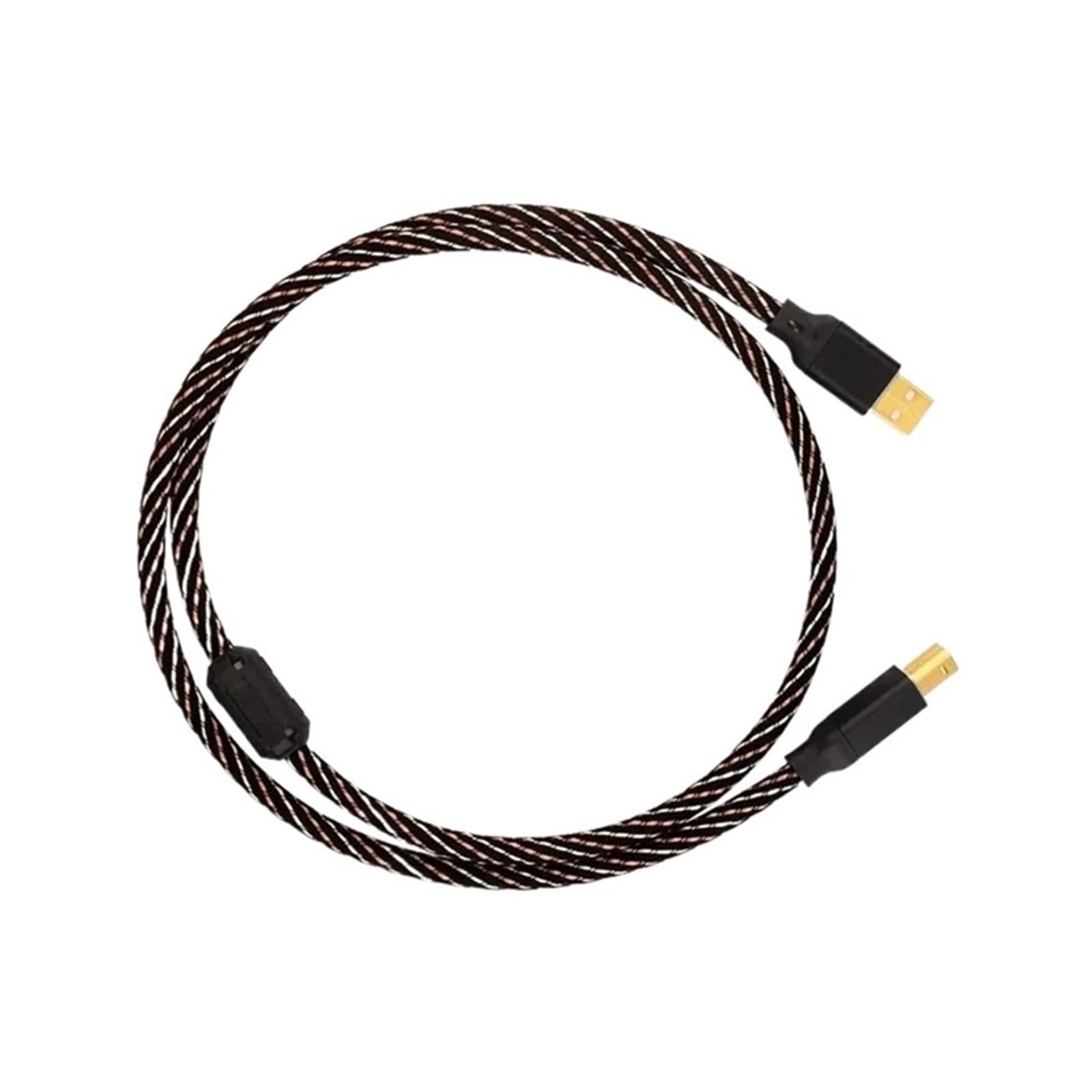 Câble audio hifi USB OTG type A à B 6N OFC pour carte son dac 1.5m