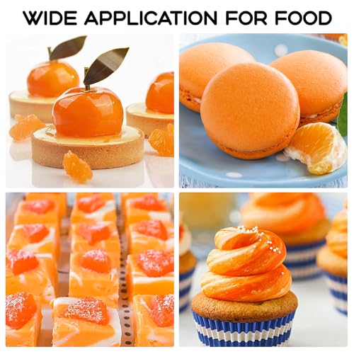 Image of Orange Gel Food Coloring - 4.5 oz Professional Grade Concentrated Food Dye, Gel Based Coloring for Icing, Baking, Cake Decorating & Cookies