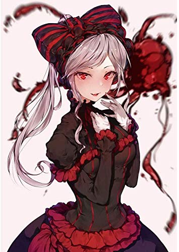 Over - Shalltear Bloodfallen Serie Holzpuzzle, 1000pcs Anime-Karikatur 3D DIY Puzzles, Dekomprimierung Lernspiel-Spaß-Spielzeug-Geschenk for Familie Freunde Anime-Fan (Größe: 500 Stück), Größe: 300pcs Cover