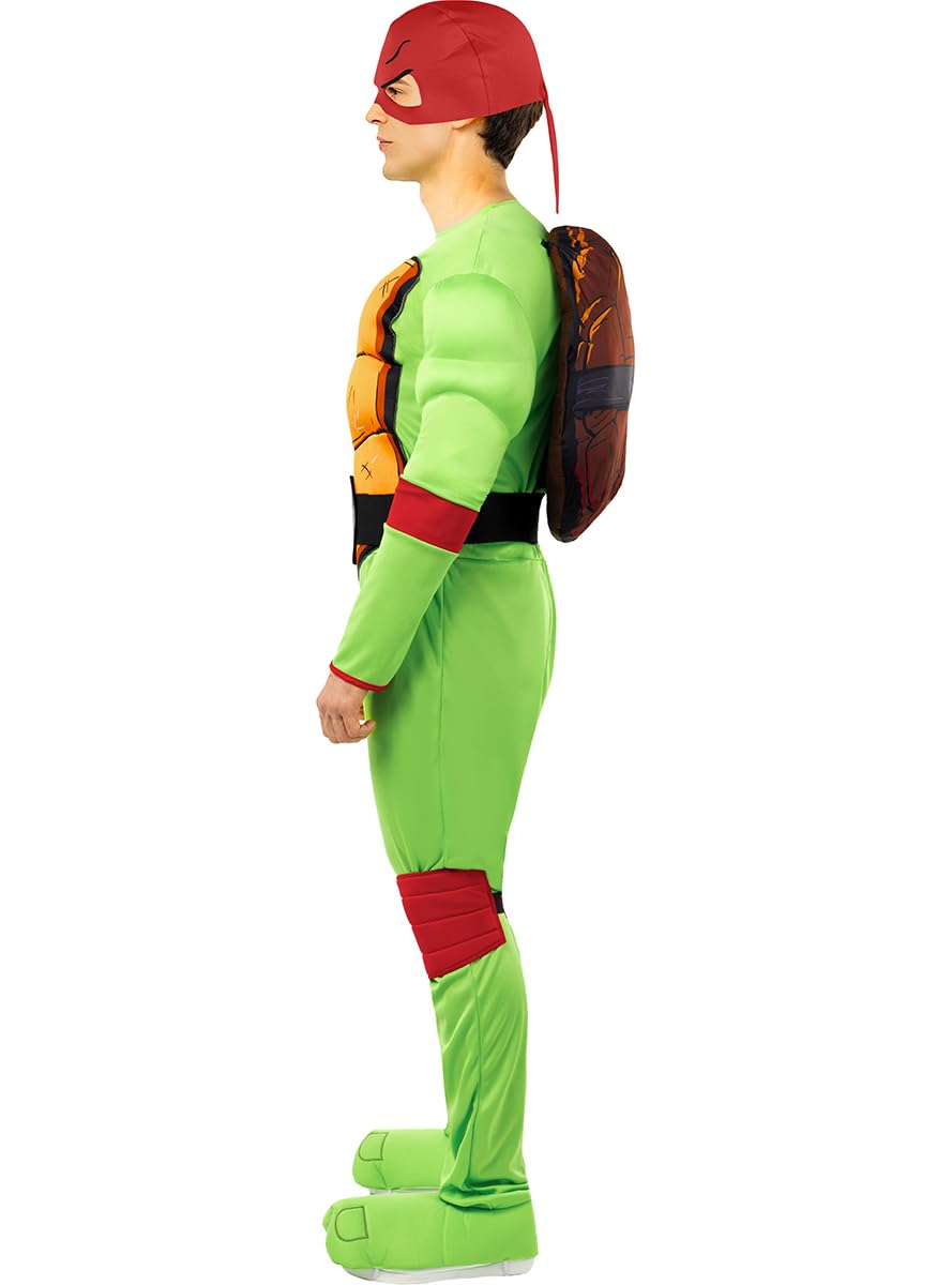Funidelia | Disfraz de Raphael - Las Tortugas Ninja para hombre Tortugas Ninja & Dibujos Animados - Disfraz para adultos y divertidos accesorios para Fiestas, Carnaval y Halloween - Talla M