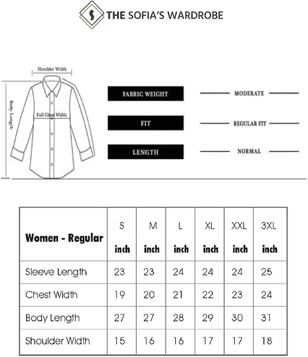 Women's 100% Organic Cotton Button-Down Shirt Classic Long Sleeve Dress Shirt : Clothing, Shoes & Jewelry