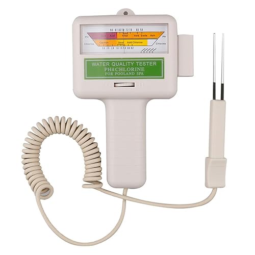 PC-101 PH CL2 probador de cloro probador de calidad de agua portátil para el hogar piscina spa acuario medidor de pH Monitor de prueba
