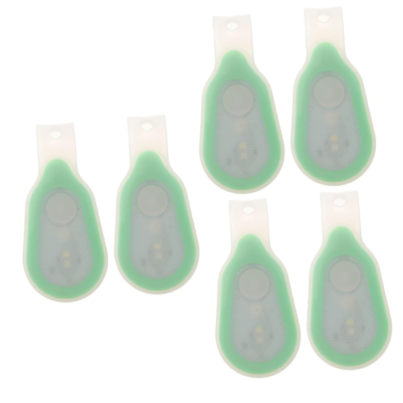 DOITOOL 6 Pcs Led Flashlight Mini Flashlights Led Running Lights Dog Lights for Night Walking Working Lamp