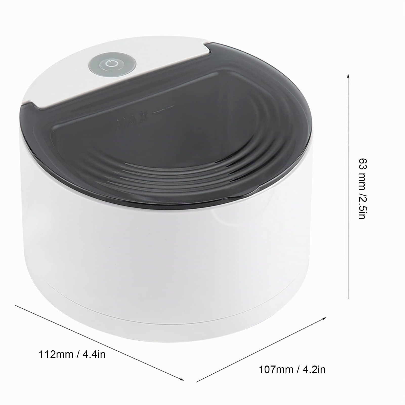 Appareil de Nettoyage de dentier Nettoyeur ultrasonique de dentier Soin Professionnel de prothèse de Machine de Nettoyage de Garde de Bouche de retenue Professionnel nettoyant protège-Dents (EU Plug)