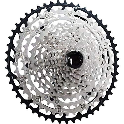 Shimano SLX CS-M7100 Cassette - 12 velocidades, Plata/Negro, Micro Ranura