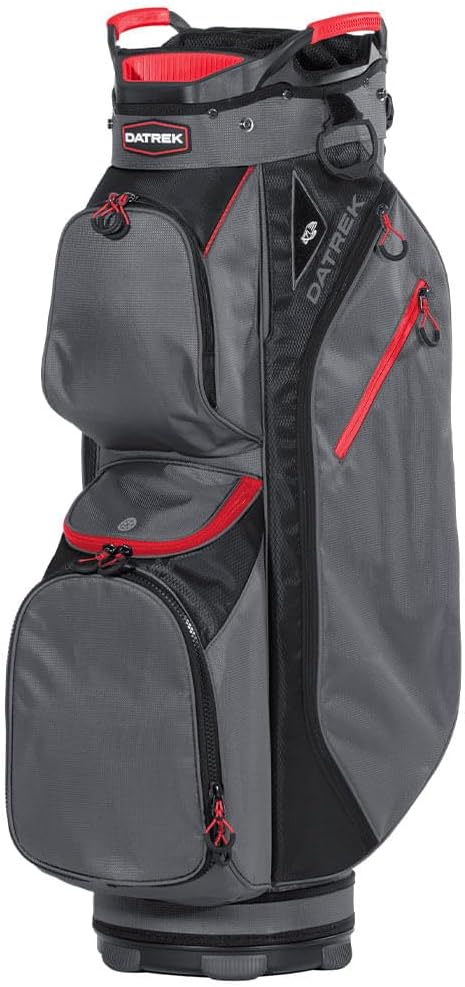 Datrek Men's Superlite II Cart Bag - Charcoal/Red/Black