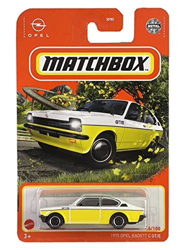 Matchbox 1975 Opel Kadett C GT/E 56/100 (giallo)