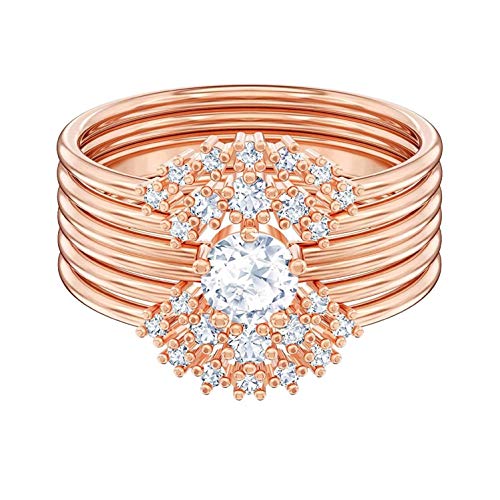 Preisvergleich Produktbild Swarovski Damen-Ringe Edelstahl Kristall '- Ringgröße 58 5486809