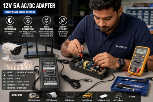 Image of 12V 5A Power Adapter