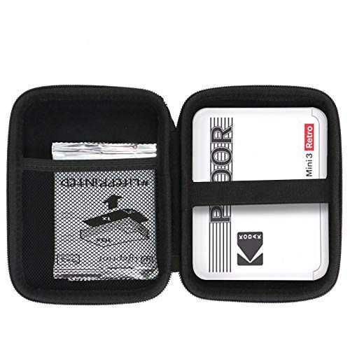 Aenllosi Estojo De Transporte Rígido Compatível Com Impressora Fotográfica Kodak Mini Shot 3 Retro/Mini 3 Retro/Nova Mini Shot 3 Square/Novíssima Mini 3 Square, Suporte Para Cartuchos De Filme (Soment