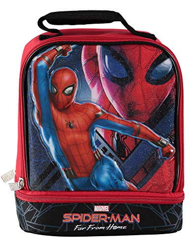 Spiderman 3D Molded Dual Compartment Insulated Lunch Kit- Spider-man