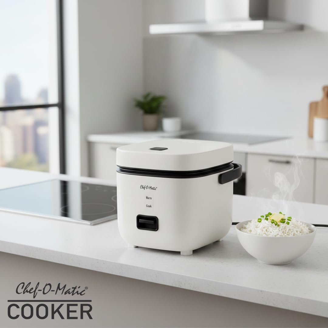 Pentola per riso Multi Cooker Portatile -1,2L- Vaporizziera elettrica, Spegnimento automatico | Cucina pasta, zuppe, stufati, ramen, pesce | Funzione mantieni caldo | Ideale per 1-2 persone