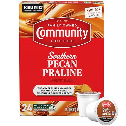 Community Coffee Southern Pecan Praline Flavored 24 Count Ke