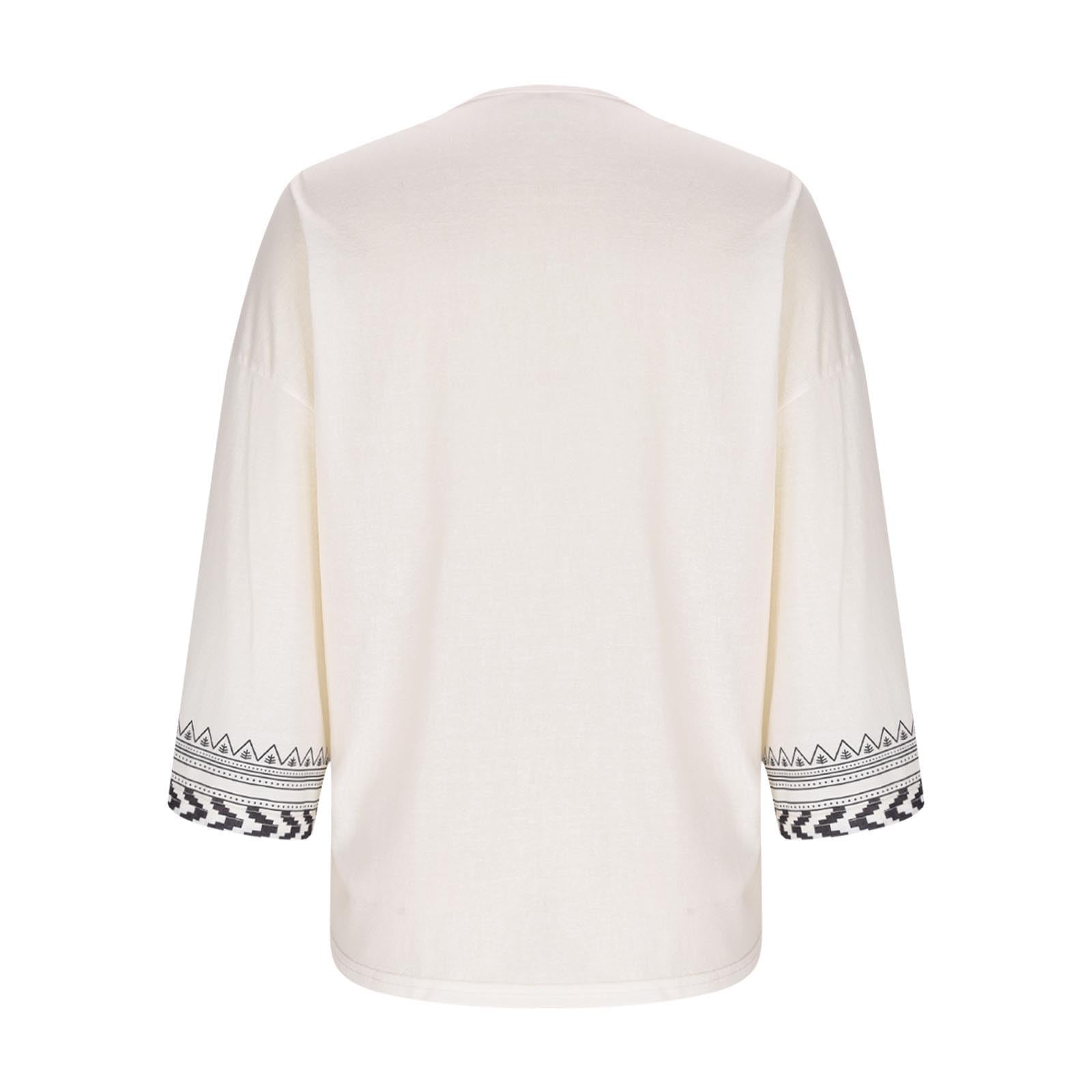 Boho Kimono Kardigan Damski Lekki Sheer Siatkowy Szyfonowy Okrycie, Geometryczny Nadruk Otwarty Przód Luźny Casual Szal Letni Top