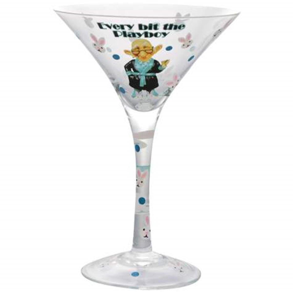 Westland Giftware 7-Inch Playboy Martini Glass, 7