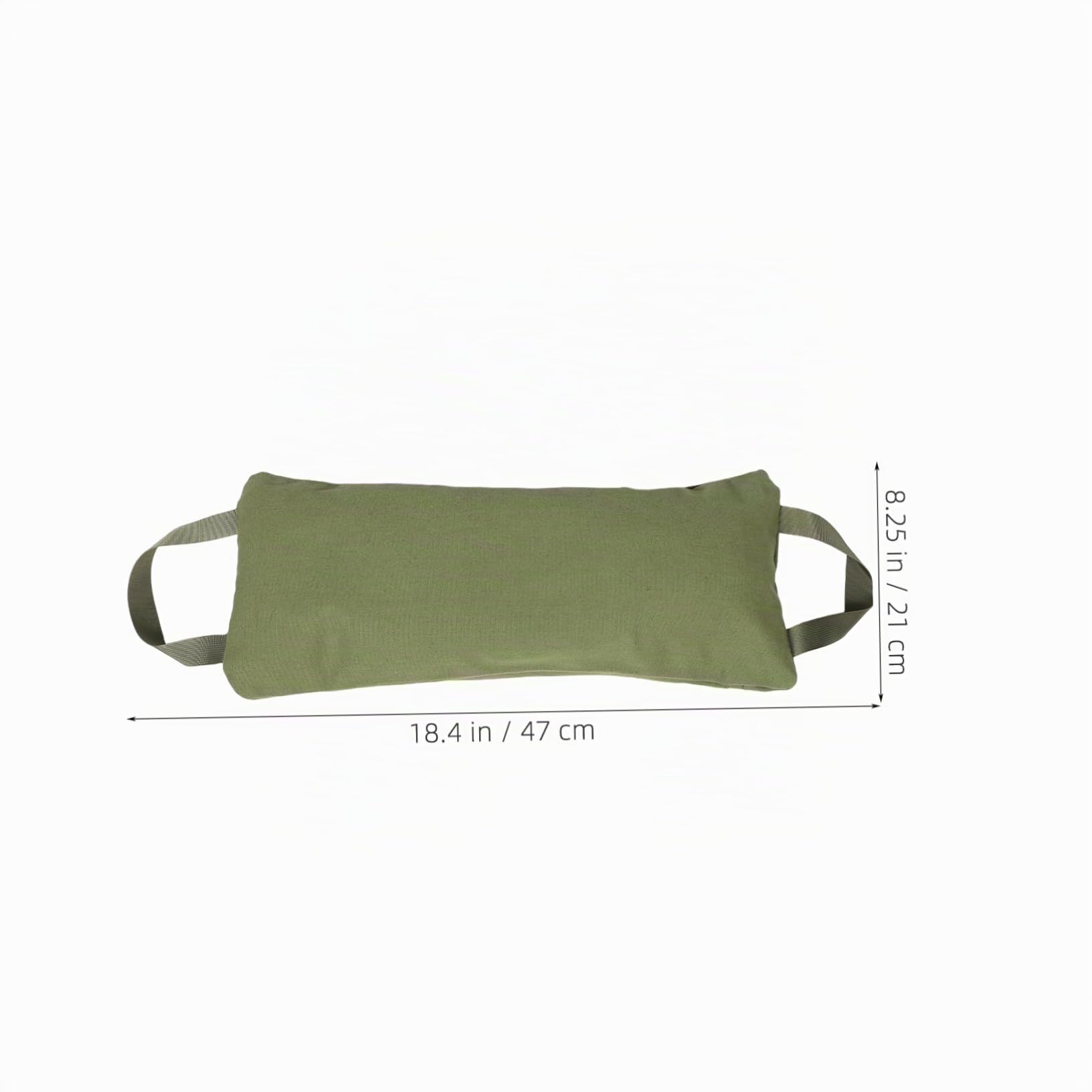 Bolsa De Arena Vacía para Entrenamiento Saco De Peso para Levantamiento De Pesas Lona Reutilizable Y Ajustable para Yoga Fitness Y Ejercicios De Piernas Exterior 19.68X8.26X0.19In