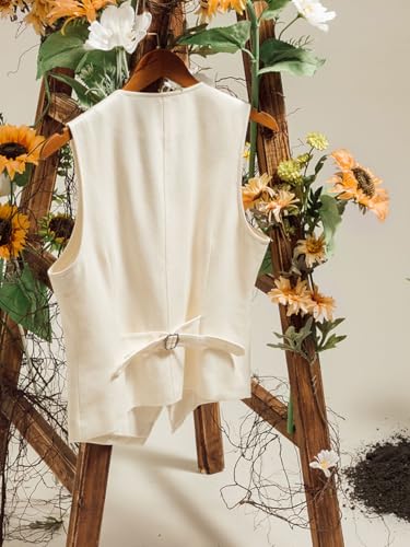 Men Cotton Vest Beach Wedding Summer Leisure Waistcoat Casual Vest For Men Groomsmen4