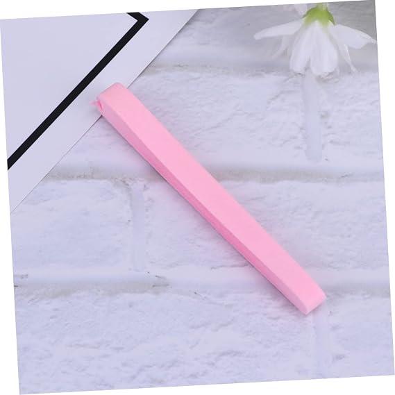 60Pcs Portable Compression Makeup Puff Sticks, Pink Synthetic Sponge