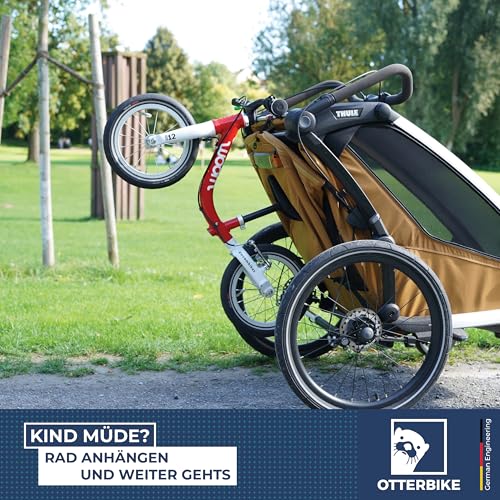 Otterbike - Laufrad- & Kinderfahrrad-Halterung für Thule Chariot Sport/Cross/Cab/Lite Fahrradanhänger (ab 2017) - kompatibel mit Woom, Puky u.a. bis 14 Zoll - verkehrssicher und robust - LRH2