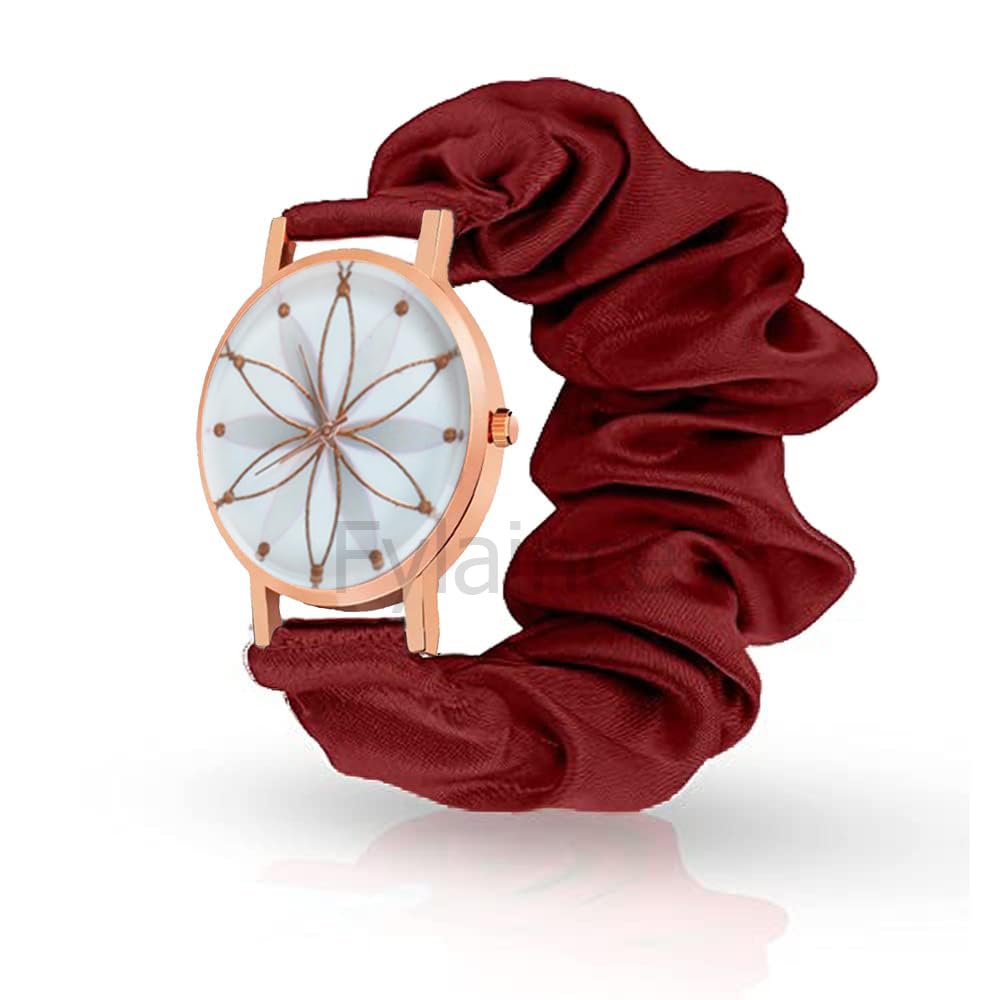 FYLAINCE™ Scrunchies Watch Classic & Unique Scrunchies Watches Strap Cloth Soft Pattern Solid Fabric Wristband I Watch Cute Elastic Scrunchy Bands Watch for Women & Girls (Limited Edition) (B0C8CRN8ZS) Amazon Price History, Amazon Price Tracker