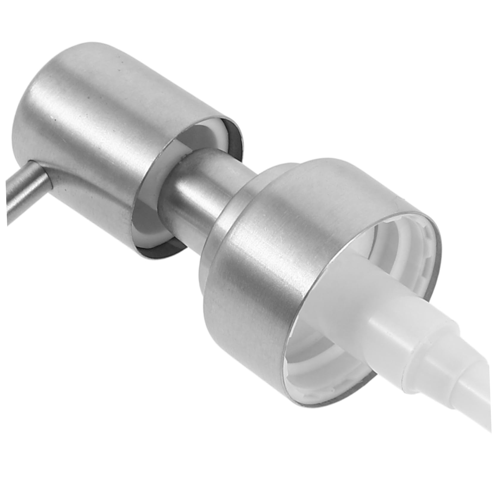 HAPINARY Elegant Wall Mounted Shampoo Dispenser Pumps Replacement Pump Heads Metal