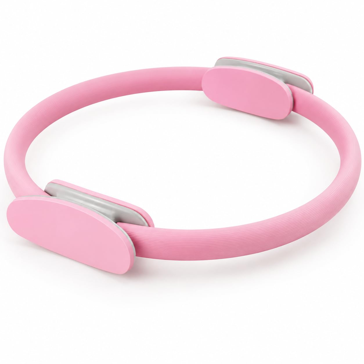 Yoga Pilates Ring Magic Circle | Exercise Fitness Ring with Dual Foam Padded Handles | Full Body Toning, Strength Training, Core Workout, Flexibility, Balance & Stretching Equipment-image-37