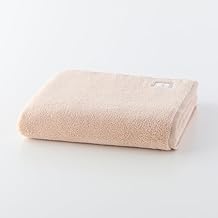 UCHINO FUCA Bath Towel, Skin-friendly, Fluffy, Volume, Fast Absorbent, 100% Cotton, Beige, Gift