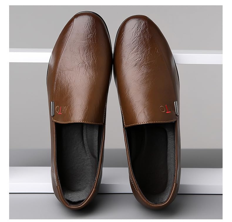 Men's Fashion Sneakers Classic Casual Shoes fo Breathable Business Dress Loafers4