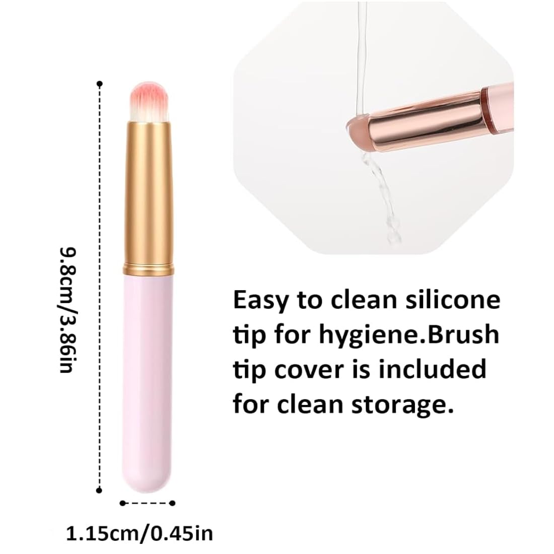 33pc Pennelli Morbidi per Labbra, Applicatori in Silicone, per labbra applicatori, per labbra per la cura delle labbra, Ideali per Rossetto e Cosmetici